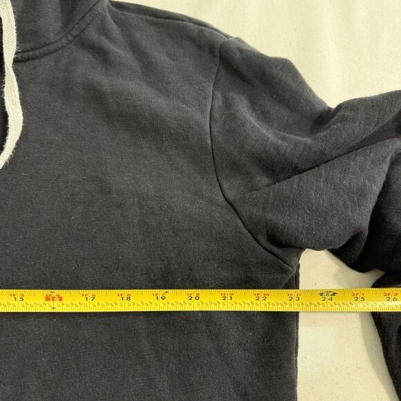 Allsaints Mens Cotton Full Zip Cotton Black Rhythm Hoodie Size Medium - Picture 5 of 9